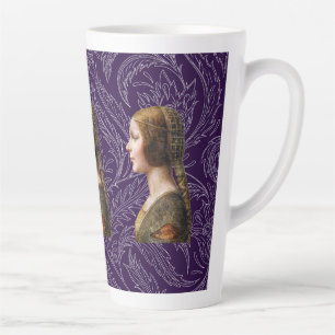 Leonardo da Vinci Portrait La Bella Principessa Latte Mug