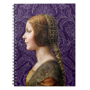 Leonardo da Vinci Portrait La Bella Principessa Notebook