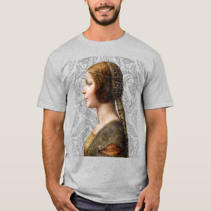 Leonardo da Vinci Portrait La Bella Principessa T-Shirt
