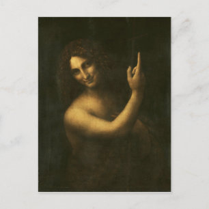Leonardo da Vinci -Saint John the Baptist Painting Postcard