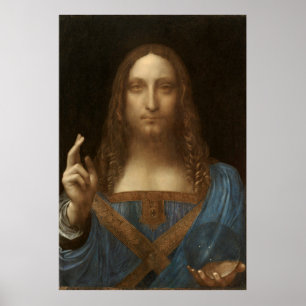 Leonardo da Vinci – Salvator Mundi Poster