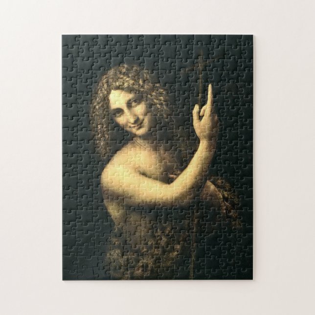 Leonardo Da Vinci - St. John The Baptist Jigsaw Puzzle (Vertical)