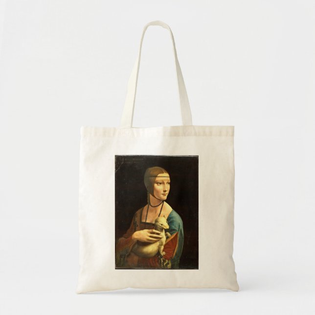 Leonardo Da Vinci - The Lady With An Ermine Tote Bag (Front)