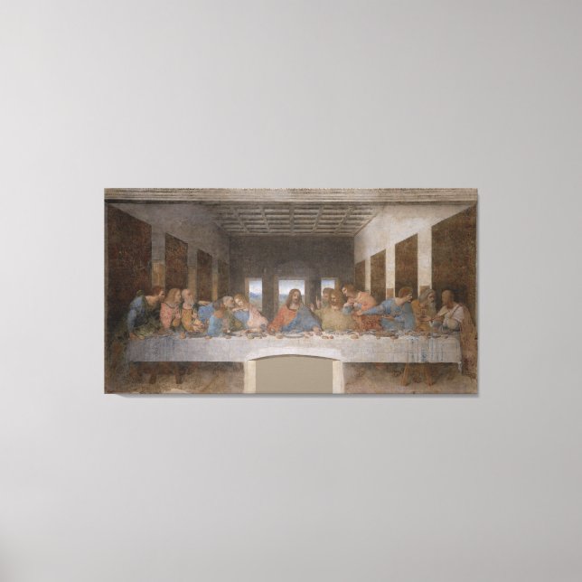 Leonardo da Vinci - The Last Supper Canvas Print (Front)