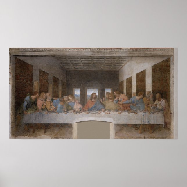 Leonardo da Vinci The Last Supper Poster (Front)
