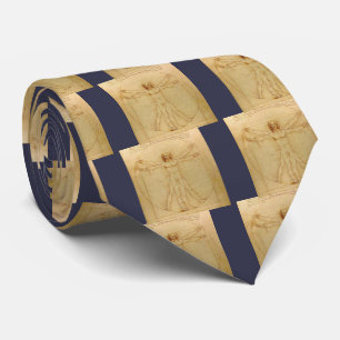 Leonardo da Vinci , Vitruvian Man Tie