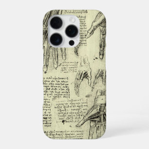 Leonardo da Vinci's Anatomy of the Human Hand iPhone 16 Pro Case