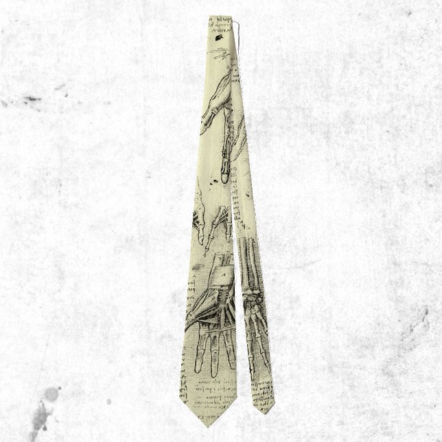 Leonardo da Vinci's Anatomy of the Human Hand Tie (Creator Uploaded)