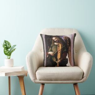 Leonardo da Vinci's Angel in Green with a Vielle Cushion