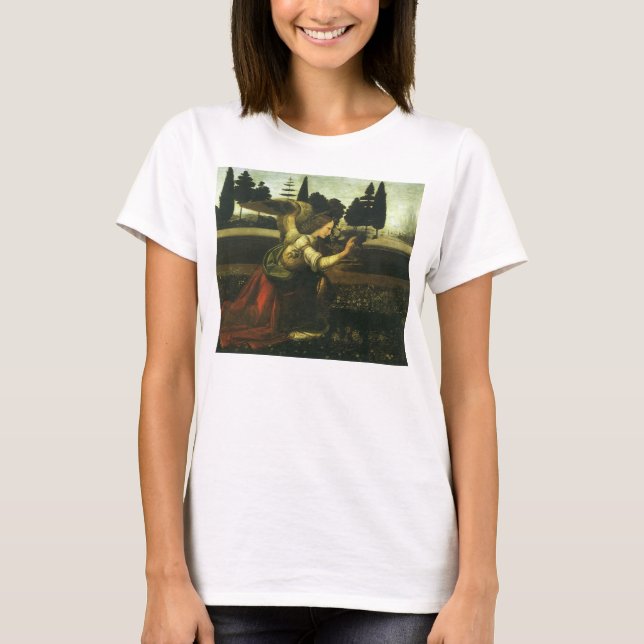 Leonardo da Vinci's Annunciation of the Lord T-Shirt (Front)