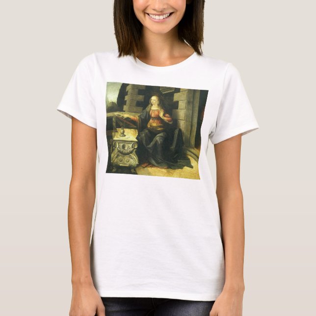Leonardo da Vinci's Annunciation of the Lord T-Shirt (Front)