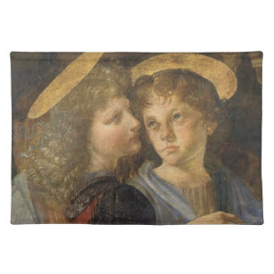 Leonardo da Vinci's Baptism of Christ Angels Placemat