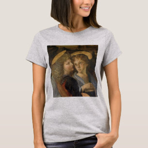 Leonardo da Vinci's Baptism of Christ Angels T-Shirt