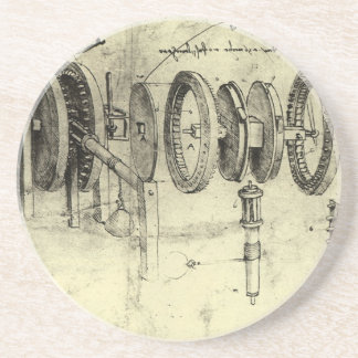 Leonardo da Vinci's Engineering Sketch of a Wheel Coaster