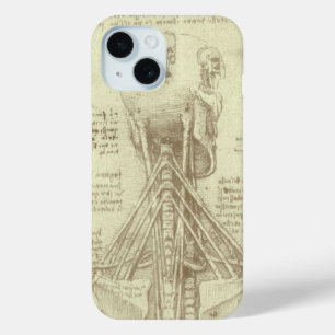 Leonardo da Vinci's Human Anatomy Spinal Column iPhone 15 Case