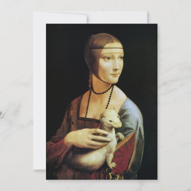 Leonardo da Vinci's Lady with an Ermine (Front)