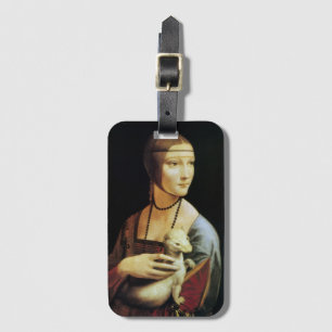 Leonardo da Vinci's Lady with an Ermine Luggage Tag