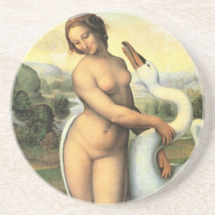 Leonardo da Vinci's Leda and the Swan Coaster