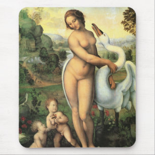 Leonardo da Vinci's Leda and the Swan Mouse Mat