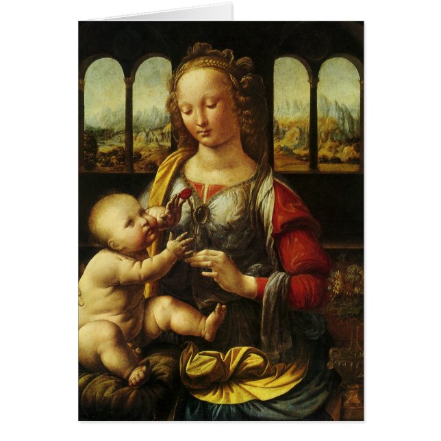 Leonardo da Vinci's Madonna of the Carnation (Front)
