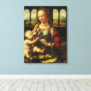 Leonardo da Vinci's Madonna of the Carnation Canvas Print