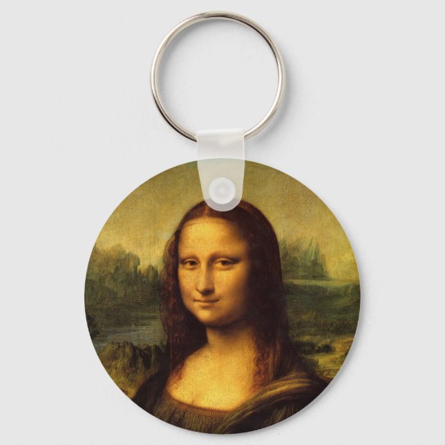 Leonardo Da Vinci's Mona Lisa Key Ring (Front)