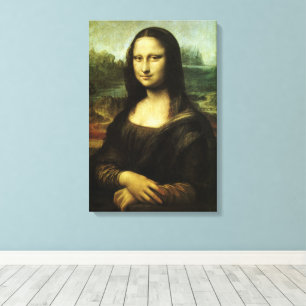 Leonardo da Vinci's Mona Lisa, Renaissance Art Canvas Print