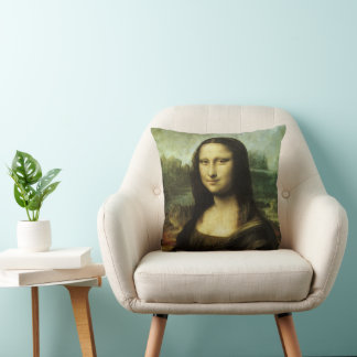 Leonardo da Vinci's Mona Lisa, Renaissance Art Cushion