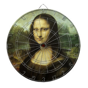 Leonardo da Vinci's Mona Lisa, Renaissance Art Dartboard