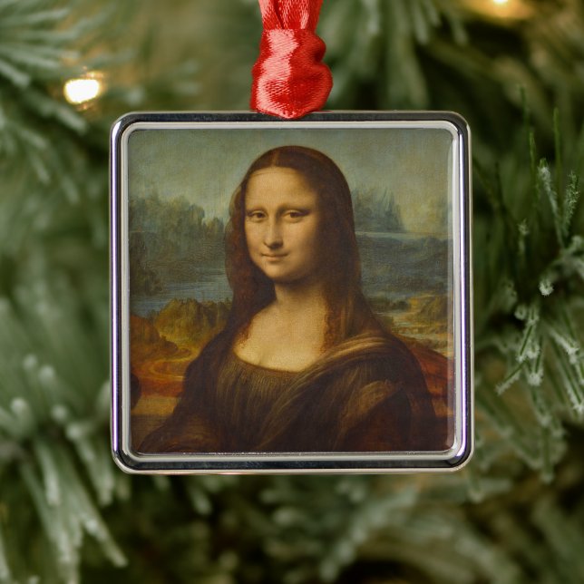 Leonardo da Vinci's Mona Lisa, Renaissance Art Metal Tree Decoration (Tree)
