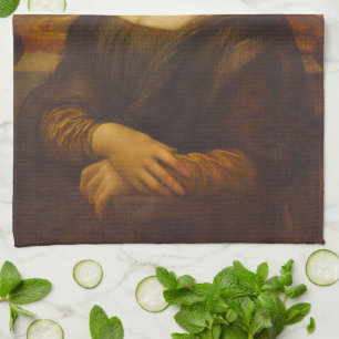 Leonardo da Vinci's Mona Lisa, Renaissance Art Tea Towel
