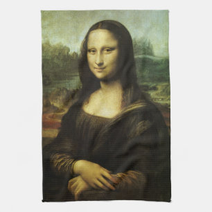 Leonardo da Vinci's Mona Lisa, Renaissance Art Tea Towel