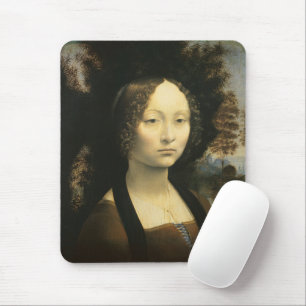 Leonardo da Vinci's Portrait of Ginevra Benci Mouse Mat
