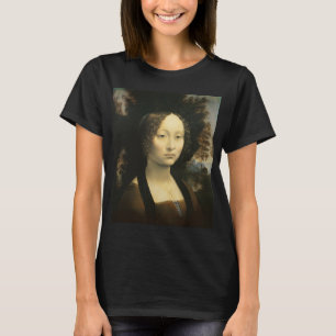 Leonardo da Vinci's Portrait of Ginevra Benci T-Shirt