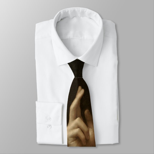 Leonardo da Vinci's Salvator Mundi (Jesus Christ) Tie (Tied)