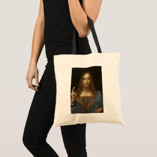 Leonardo da Vinci's Salvator Mundi (Jesus Christ) Tote Bag