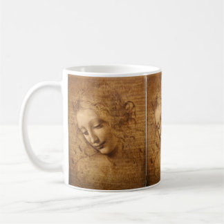 Leonardo da Vinci's Scapigliata, Head of a Woman Coffee Mug