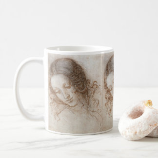 Leonardo da Vinci's Study of the Head of Leda Coffee Mug