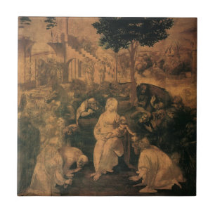 Leonardo da Vinci's The Adoration of the Magi Tile