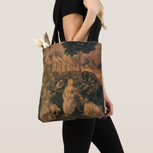 Leonardo da Vinci's The Adoration of the Magi Tote Bag