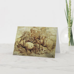 Leonardo da Vinci's The Battle of Anghiari Card