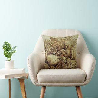 Leonardo da Vinci's The Battle of Anghiari Cushion