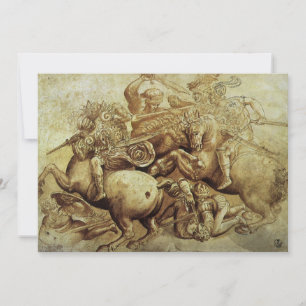 Leonardo da Vinci's The Battle of Anghiari Invitation