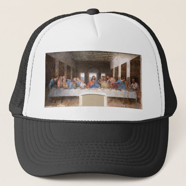 Leonardo da Vinci's The Last Supper (1495-1498) fa Trucker Hat (Front)