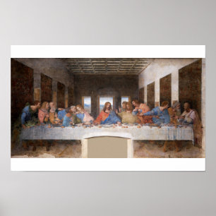 Leonardo da Vinci's The Last Supper (1495-1498) Poster