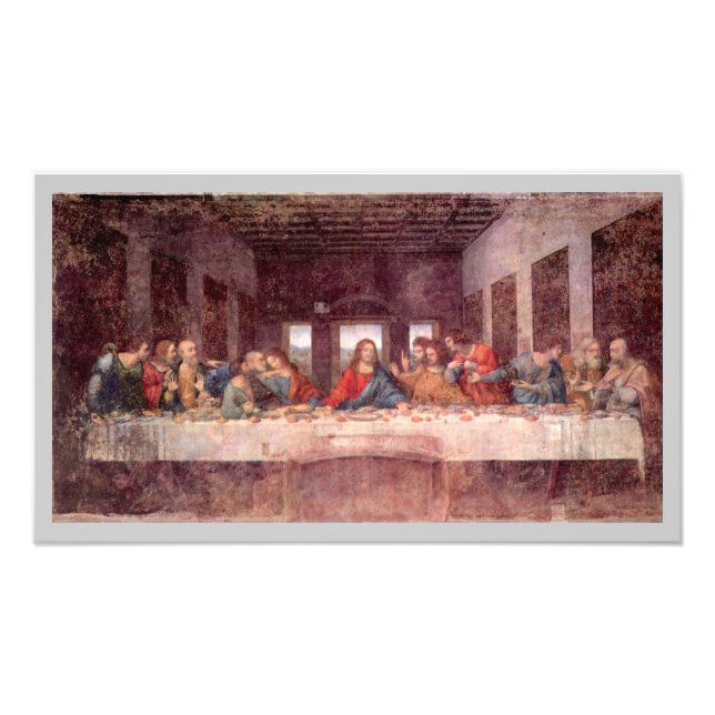 Leonardo da Vinci's The Last Supper Photo Print (Front)