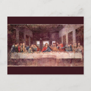 Leonardo da Vinci's The Last Supper Postcard