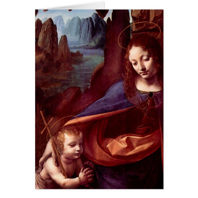 Leonardo da Vinci's Virgin (Madonna) of the Rocks (Front)