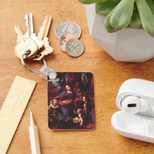 Leonardo da Vinci's Virgin (Madonna) of the Rocks Key Ring