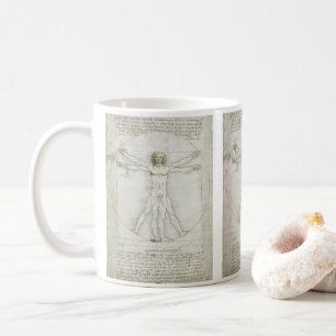 Leonardo da Vinci's Vitruvian Man Coffee Mug